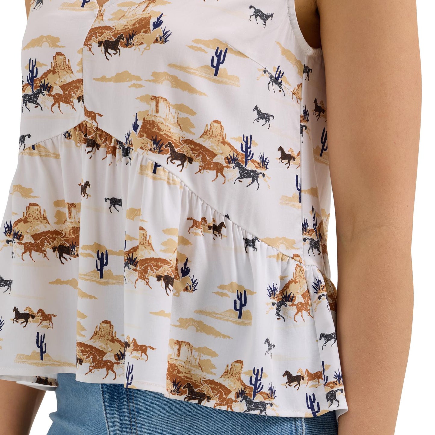 Wrangler Retro® Americana Tank - White Multi