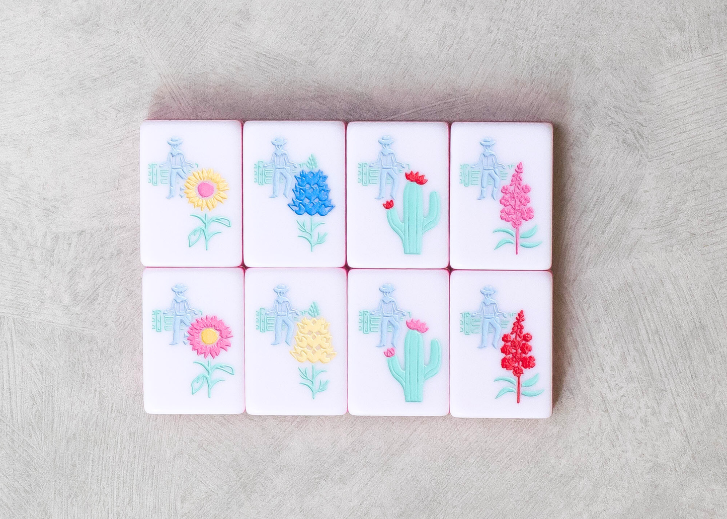 Miss Mahjong - Miss Cowgirl: Mahjong Tile Set