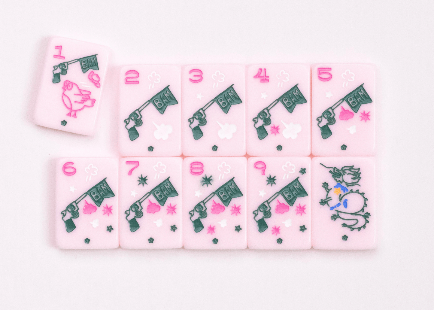 Miss Mahjong - Mini Miss Cowgirl: Travel Mahjong Set