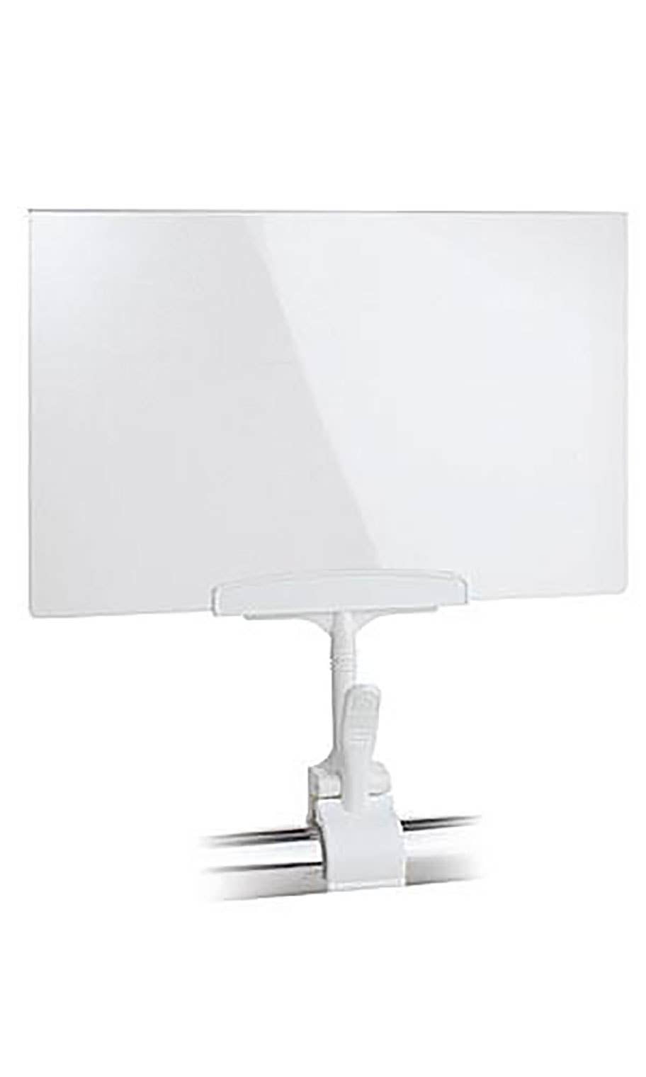 Store Supply Warehouse - 7 X 11" Sign Holder With Clamp | Acrylic
