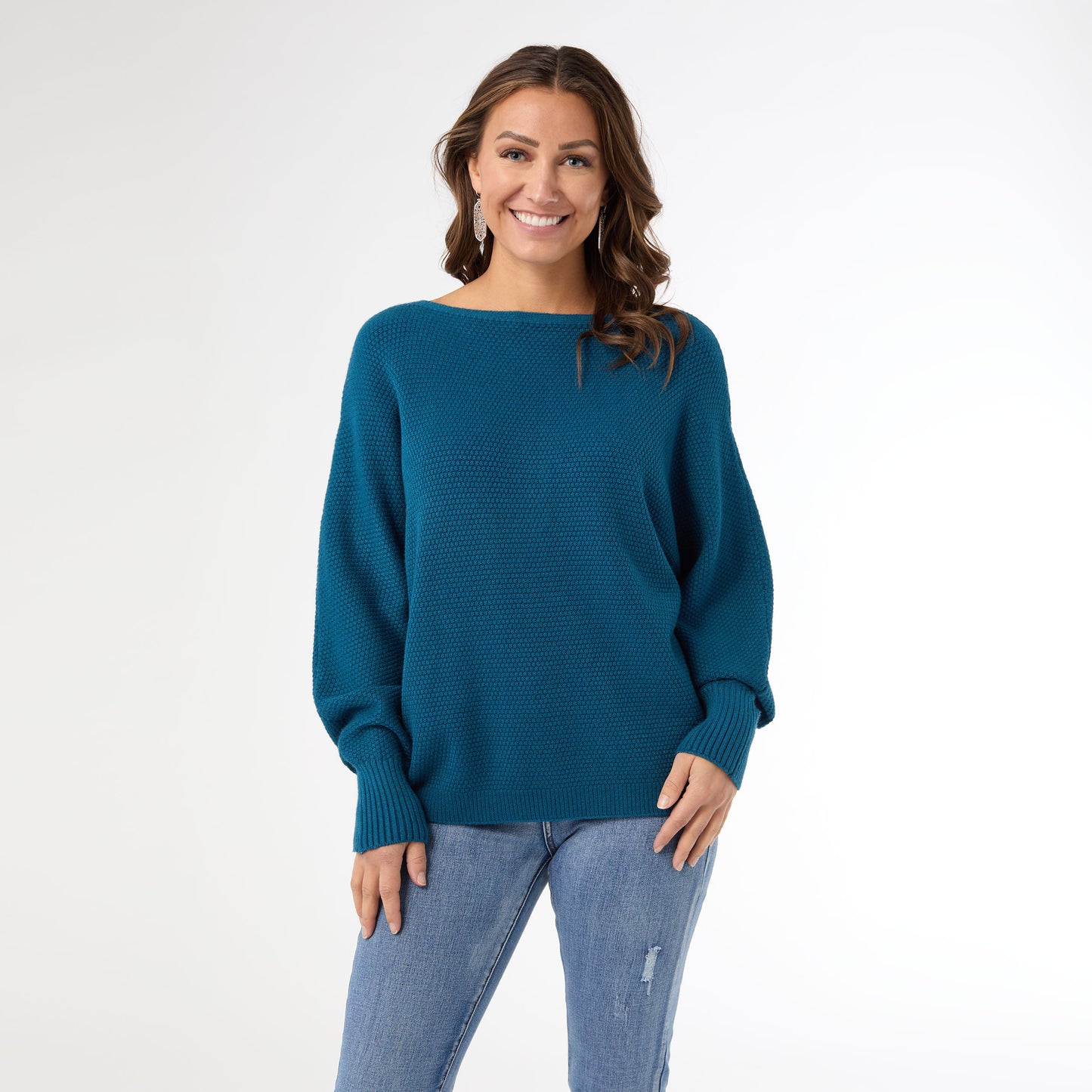 S/M - Relaxed Ciana Pullover Sweater with...