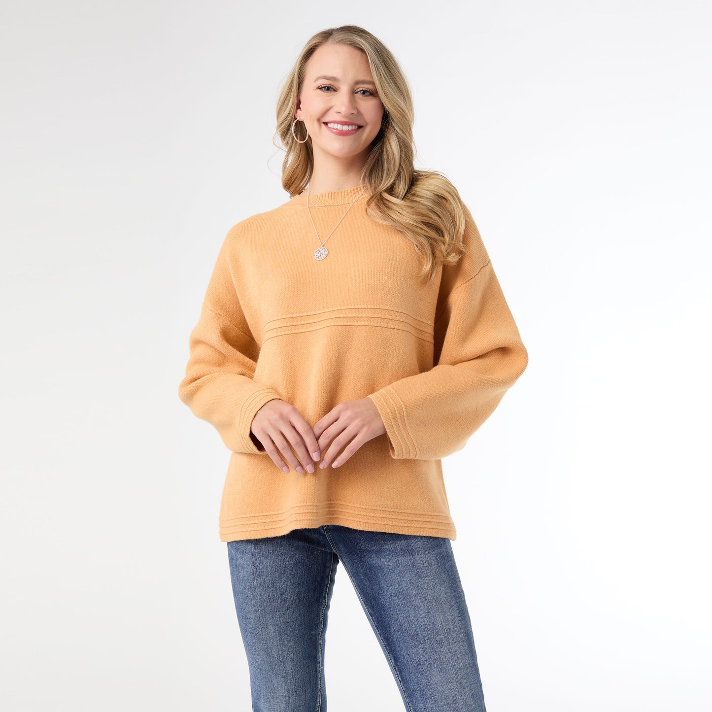 L/XL - Delphina Long Sleeve Lattice Back...