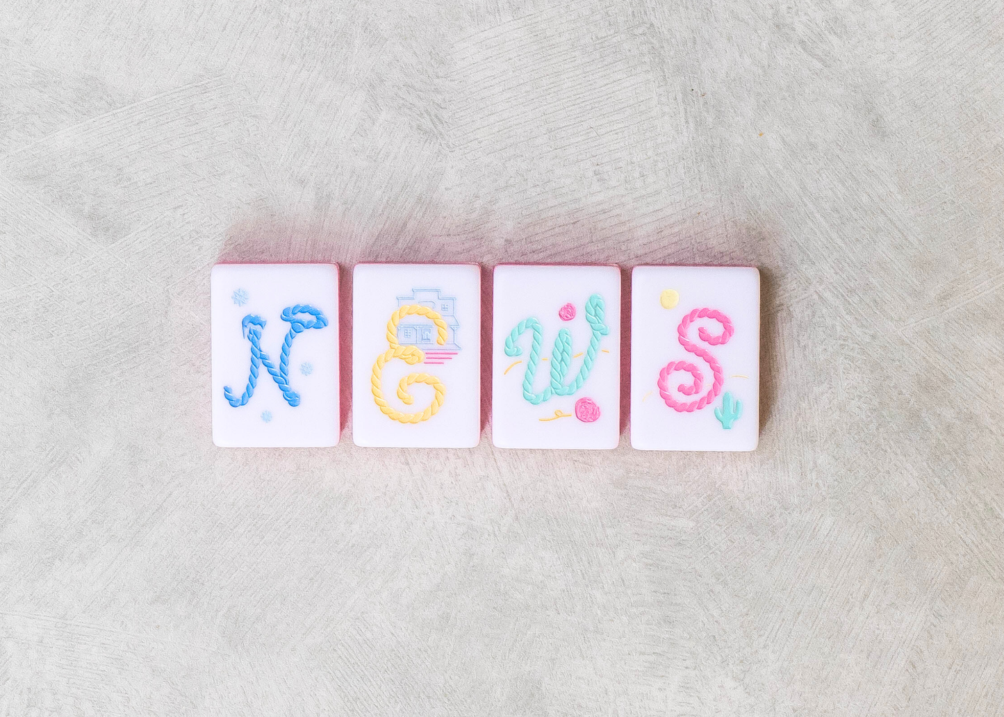 Miss Mahjong - Miss Cowgirl: Mahjong Tile Set