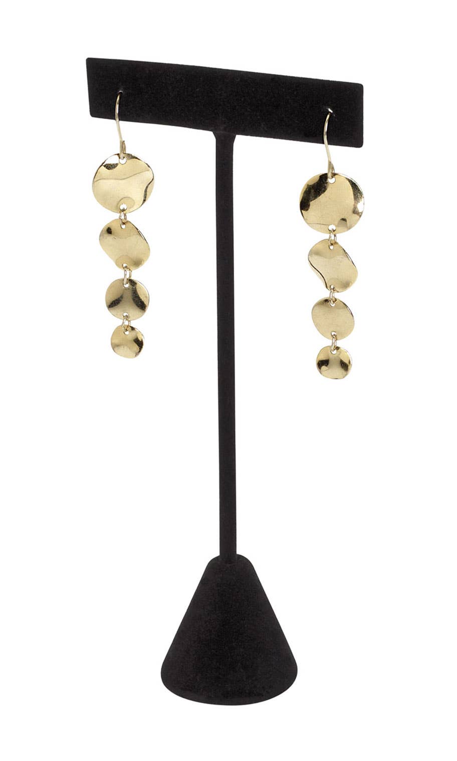 Store Supply Warehouse - Earring T-Bar Display - Black Velvet - 6"H