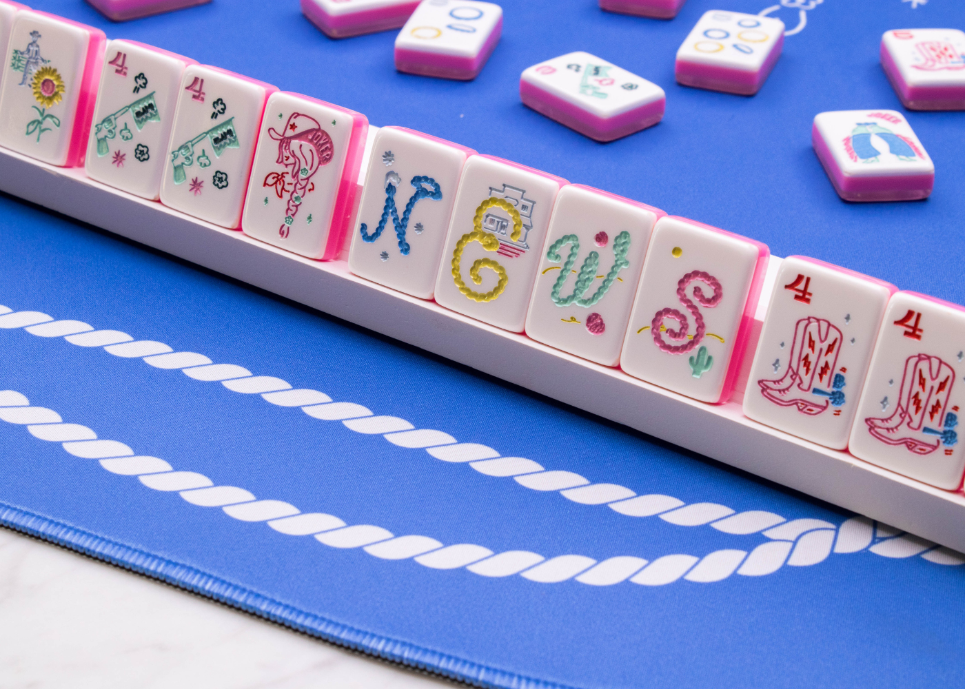 Miss Mahjong - Miss Cowgirl: Mahjong Tile Set