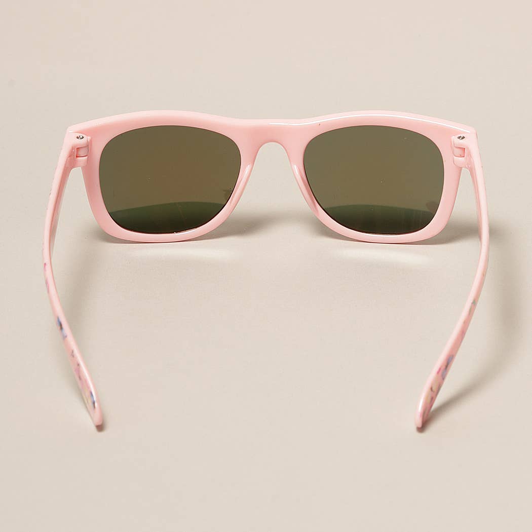 Fashion City - Kids Colorful Butterfly Pattern Sunglasses
