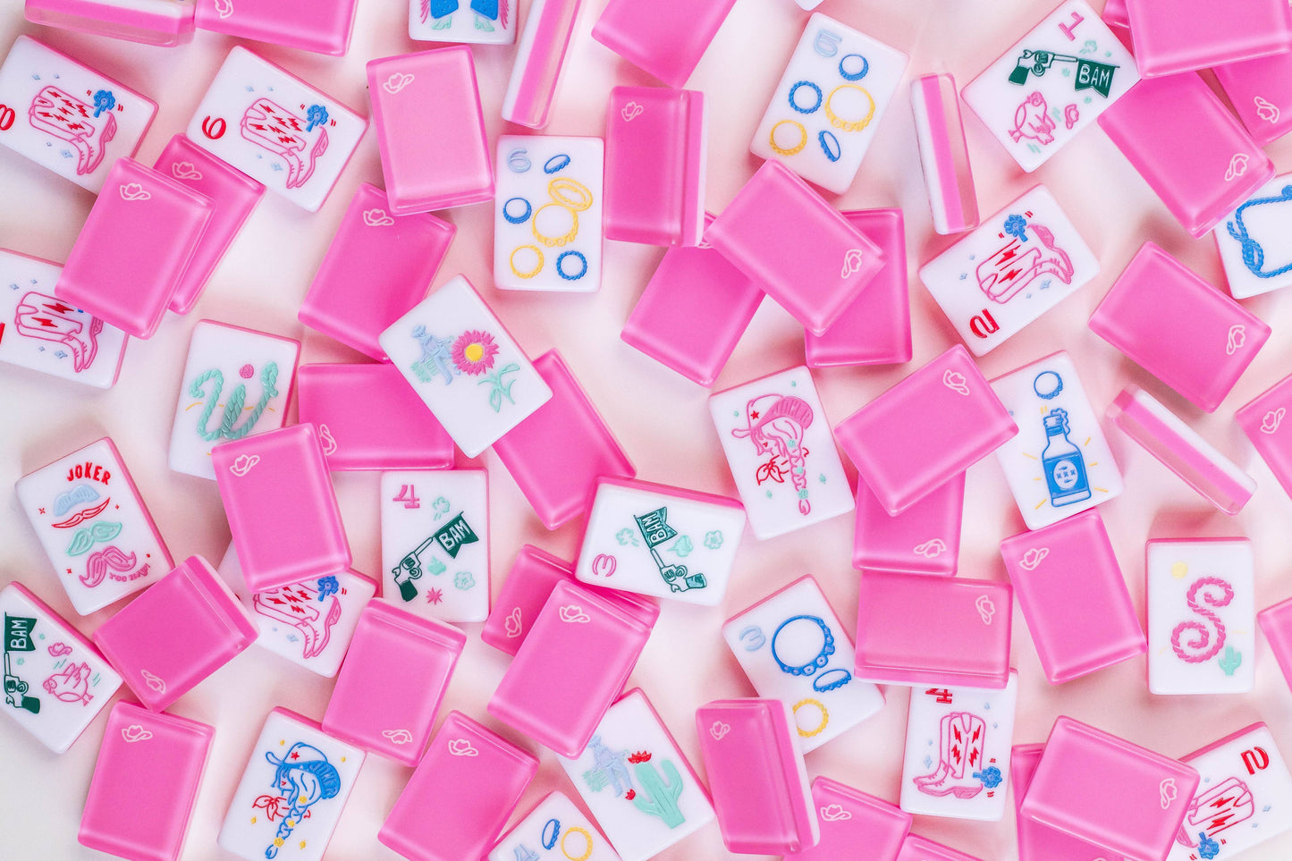 Miss Mahjong - Miss Cowgirl: Mahjong Tile Set