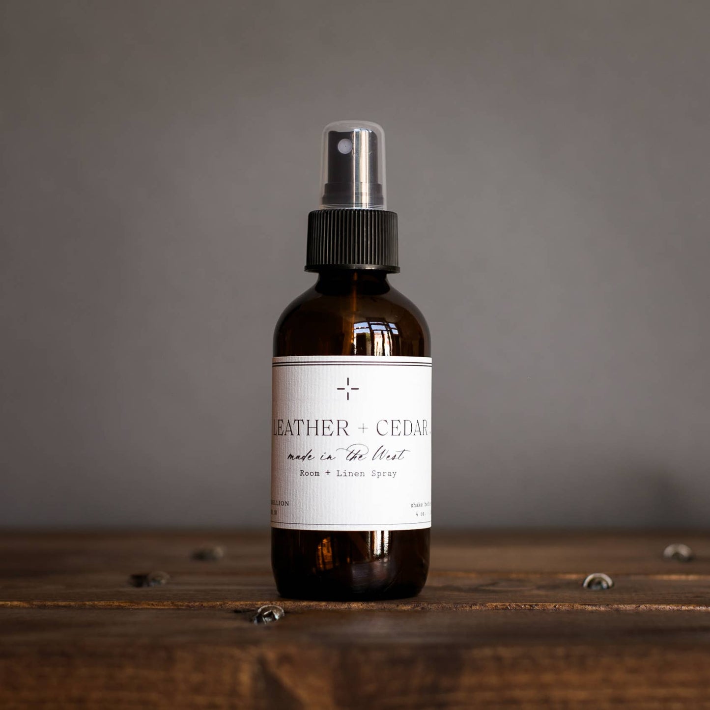 R. Rebellion - Leather + Cedar Room + Linen Spray 4 oz.