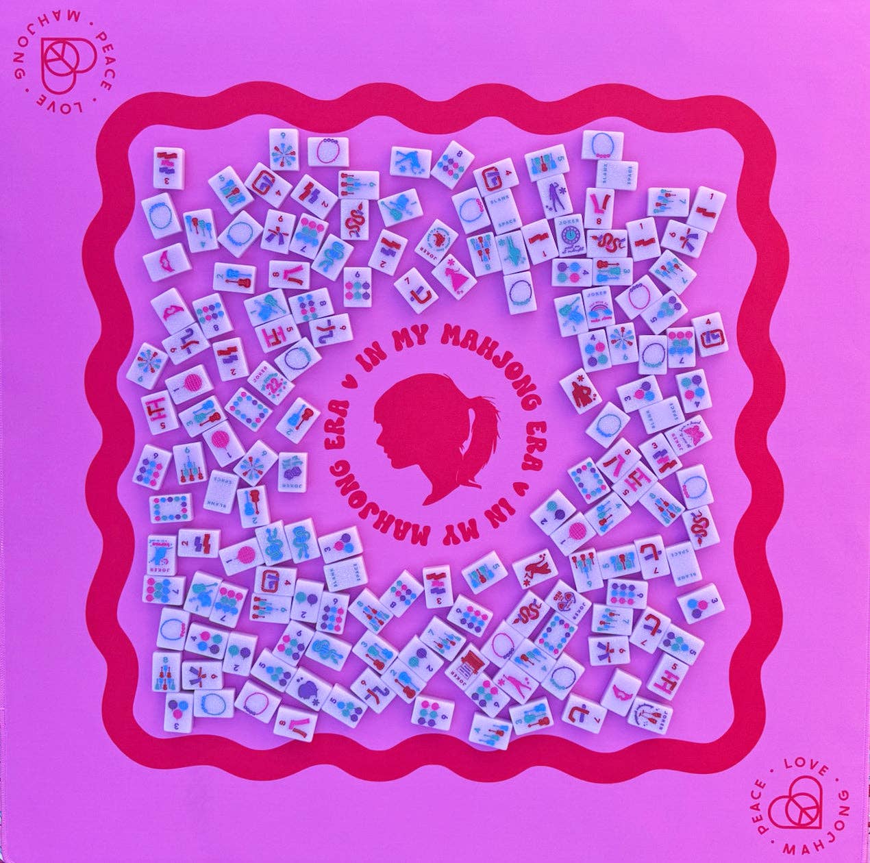 Peace Love Mahjong - Taylor's Tiles - Mahjong Set