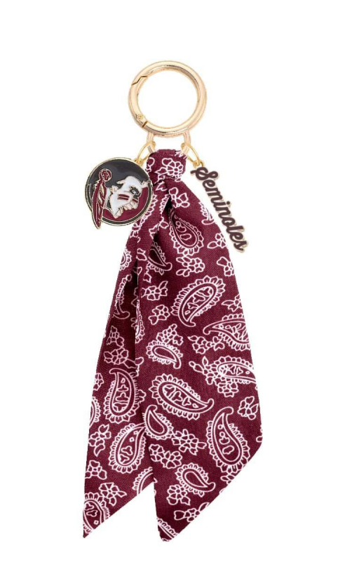 Canvas Style - Florida State Seminoles Logo Bandana Bag Charm