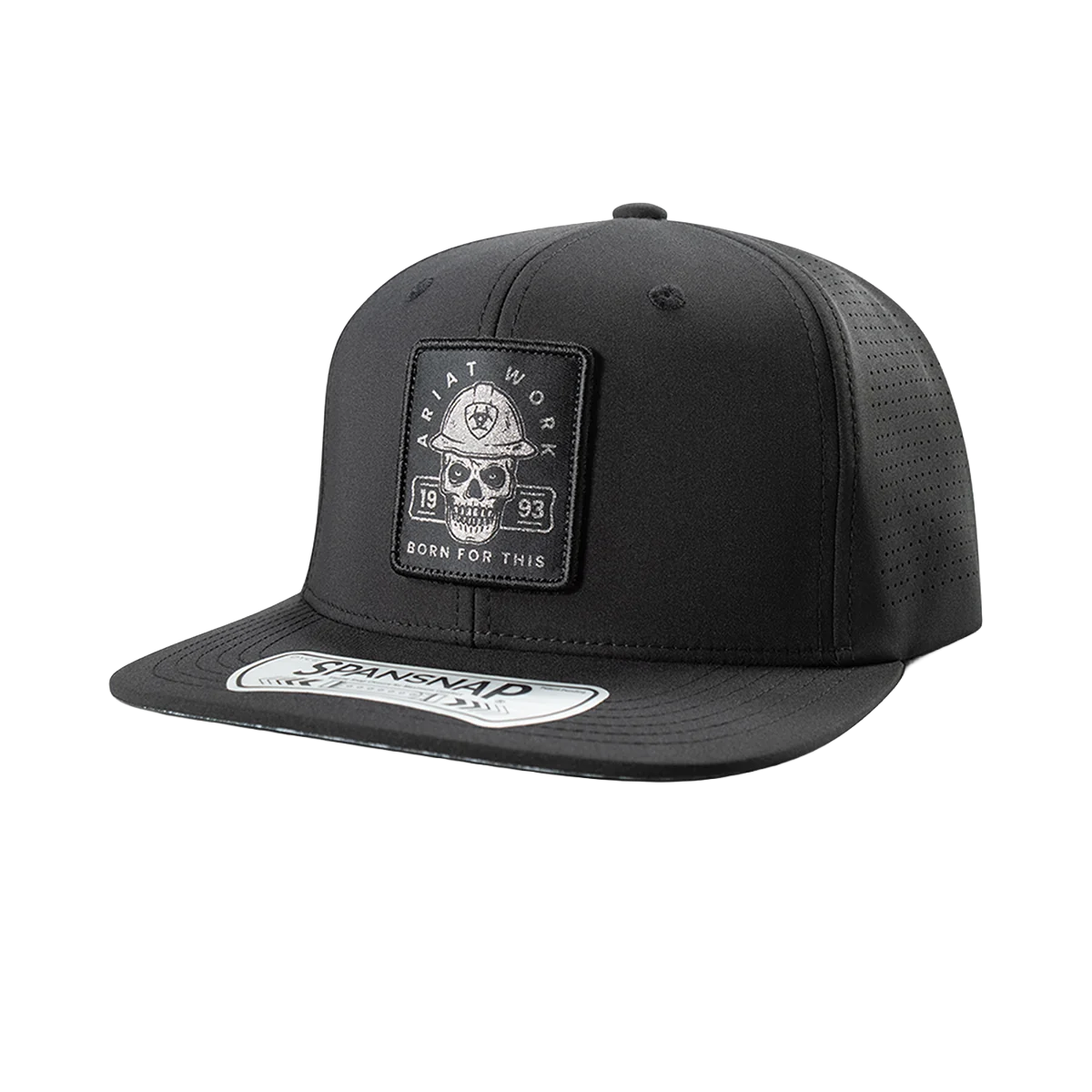 Ariat Men's Reflective Patch Black Cap