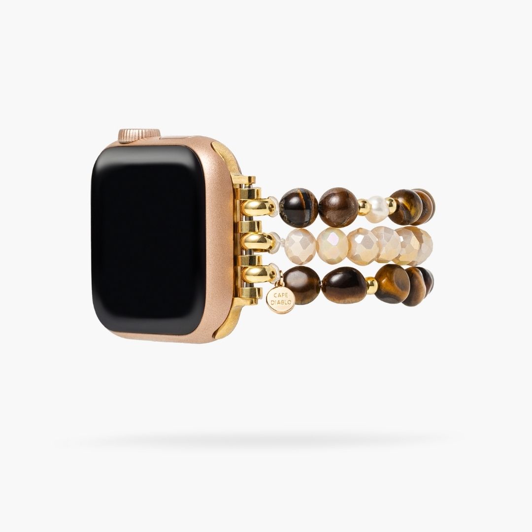 Cape Diablo Tiger's Eye Radiance Apple Watch Strap