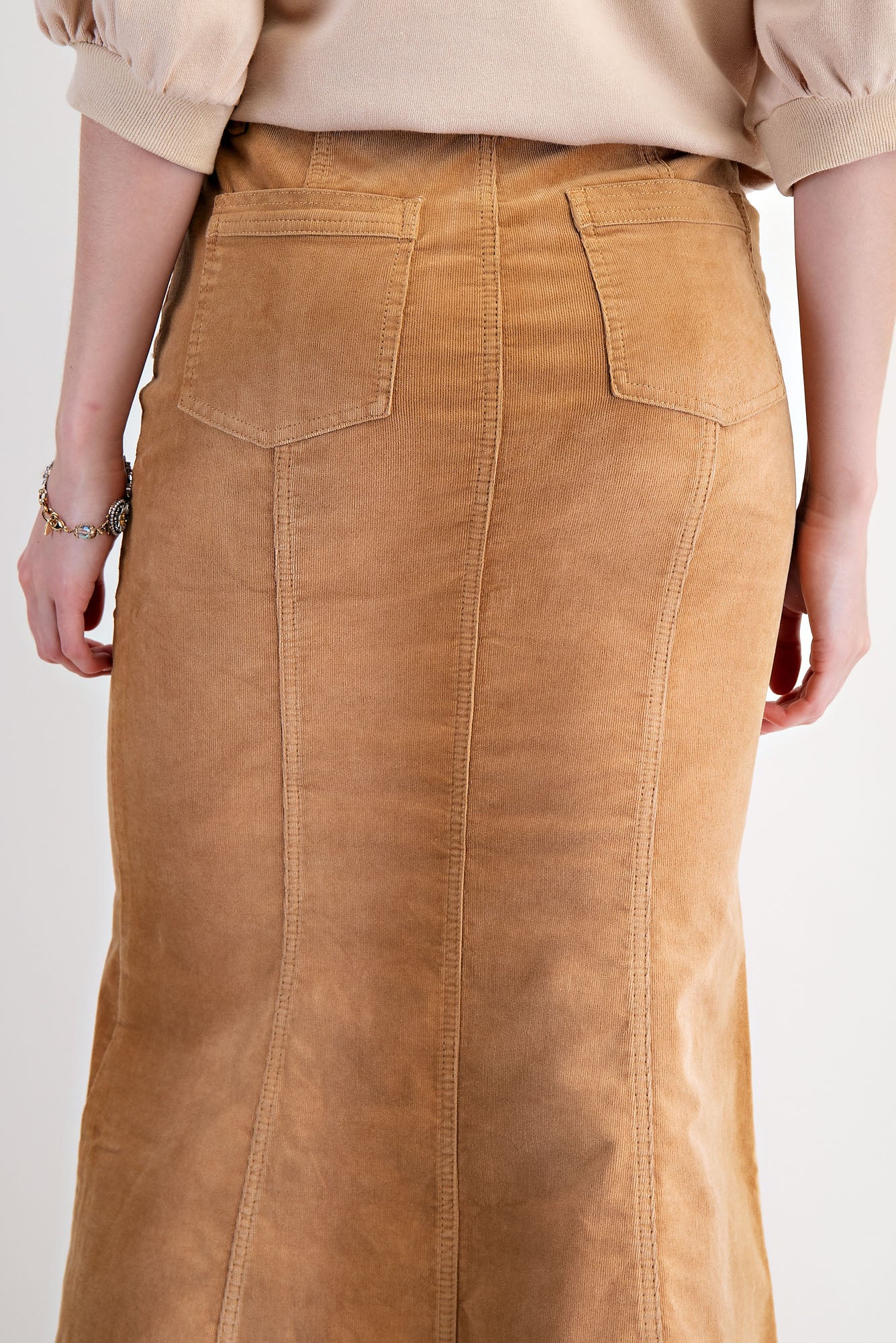 Easel Corduroy Skirt