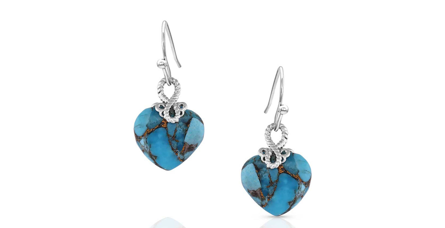 Montana Silversmith Untamable Heart Of Stone Earrings