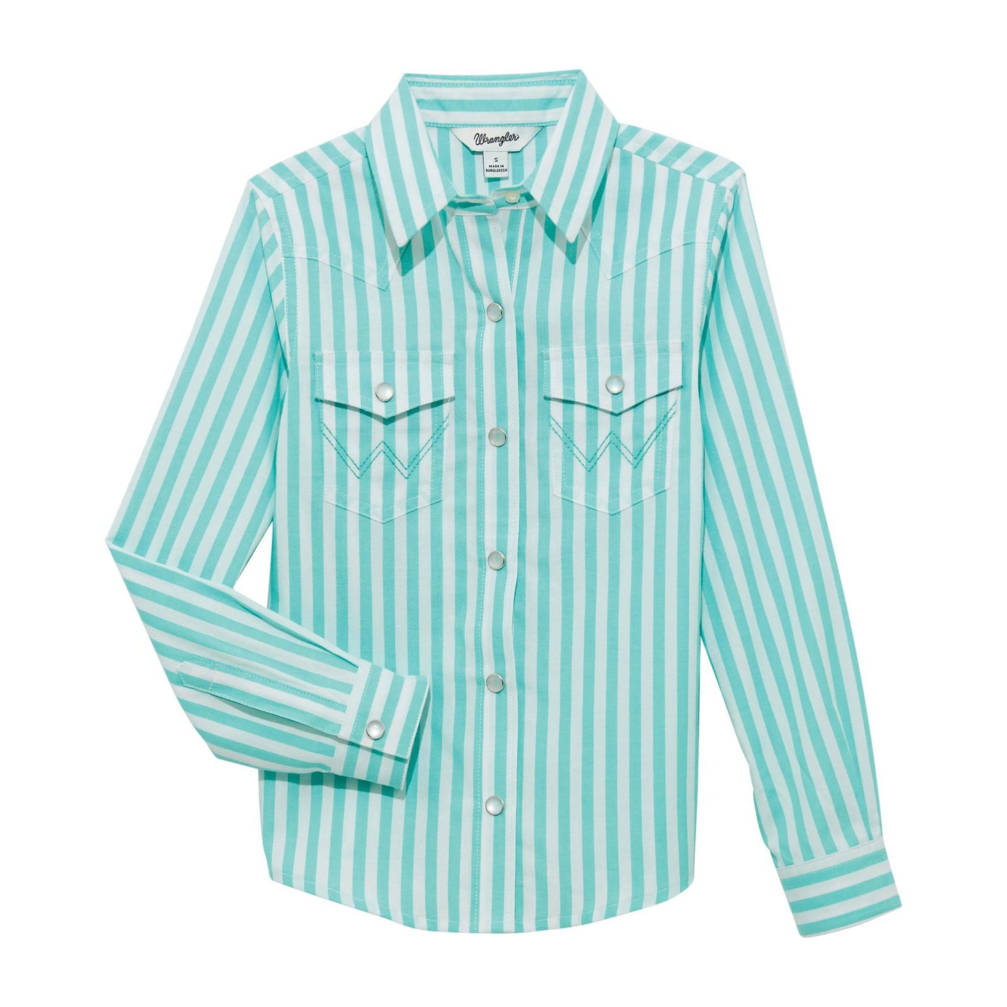 Wrangler Girls Western Top - Teal