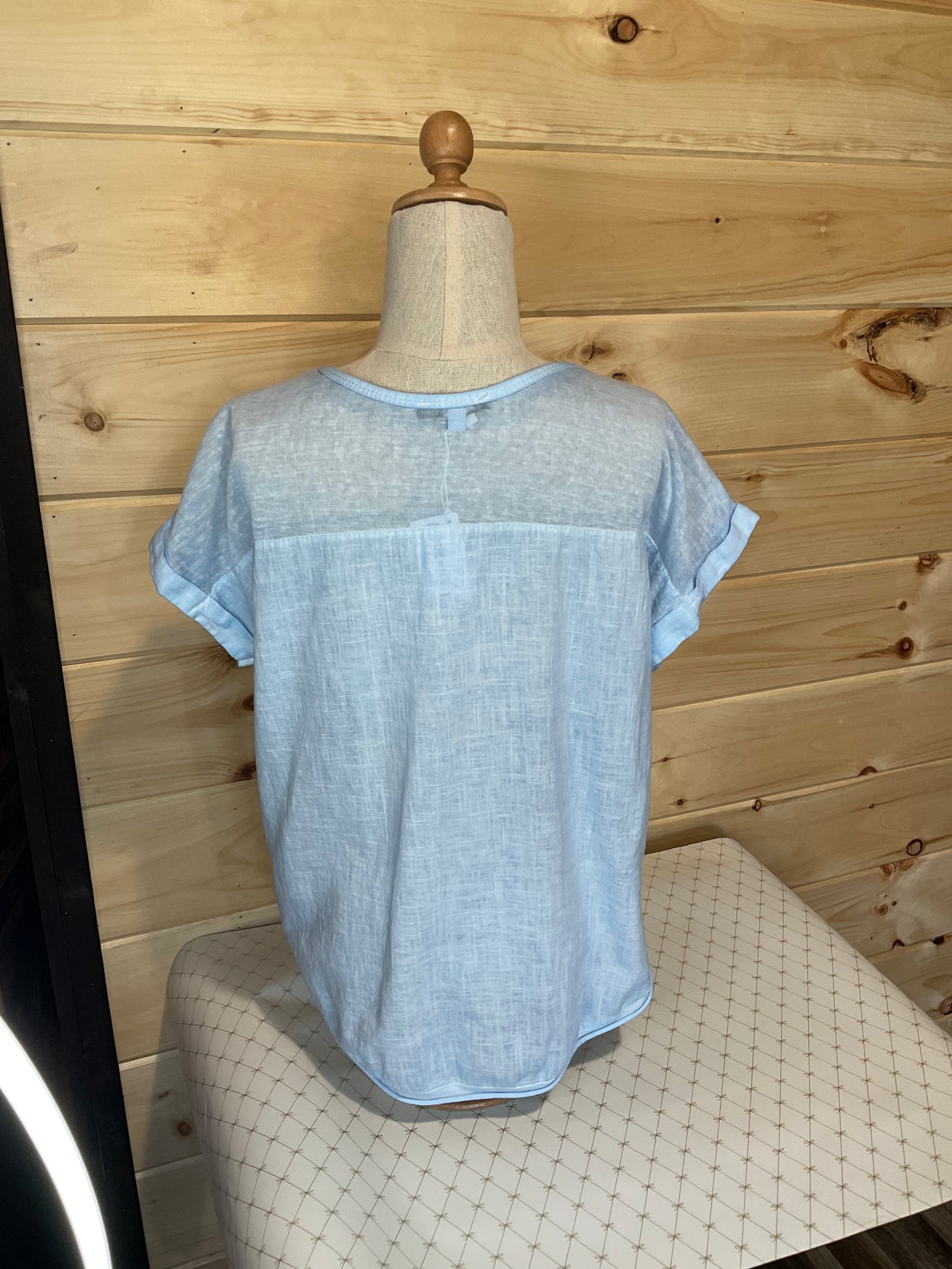 Camille & Co Linen Light blue T-Shirt
