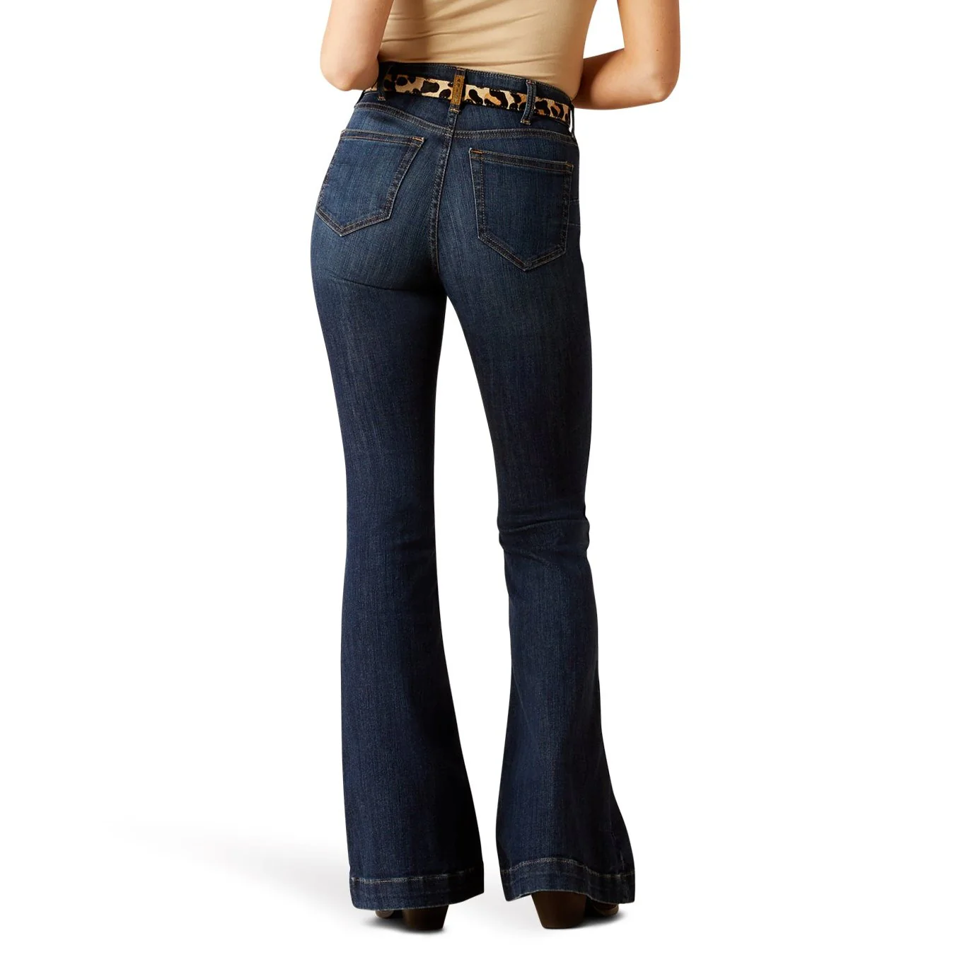 Ariat Womens High Rise Alexa Flare Jean Midnight