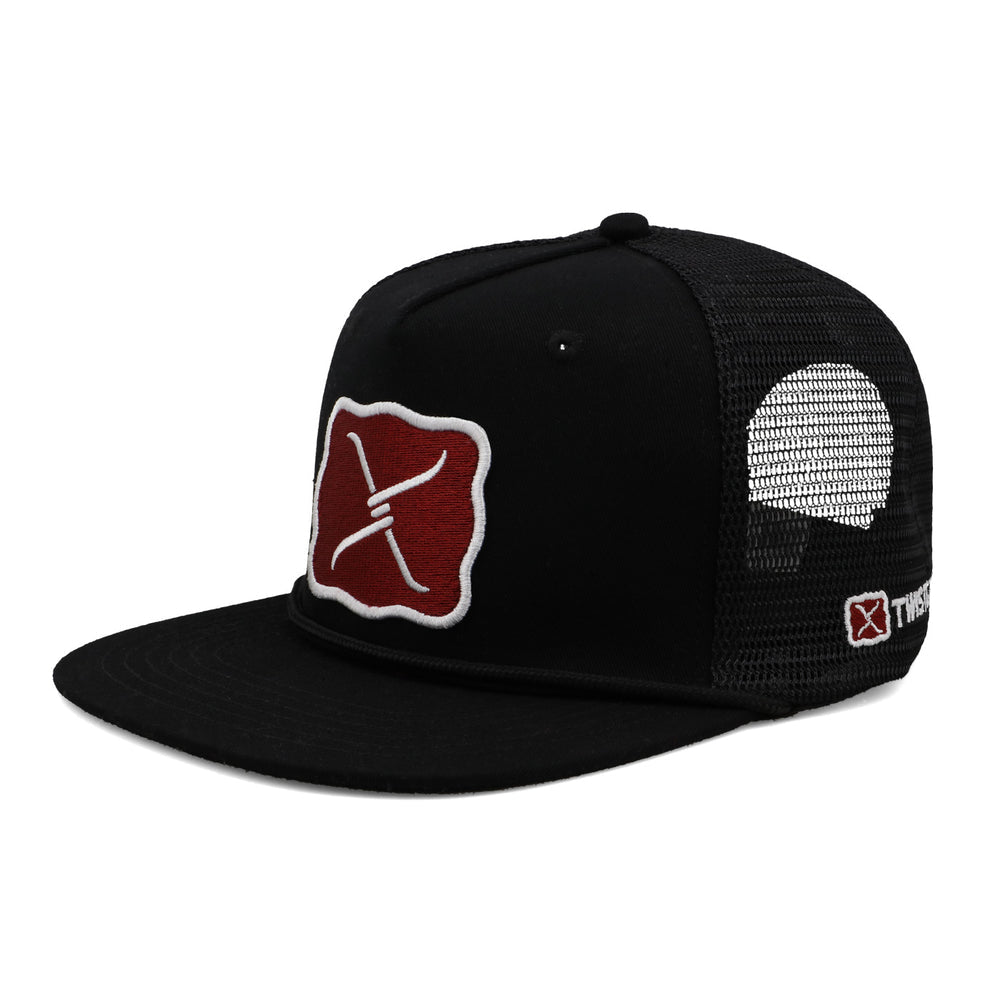 Twisted X Large Buckle Cap Black
