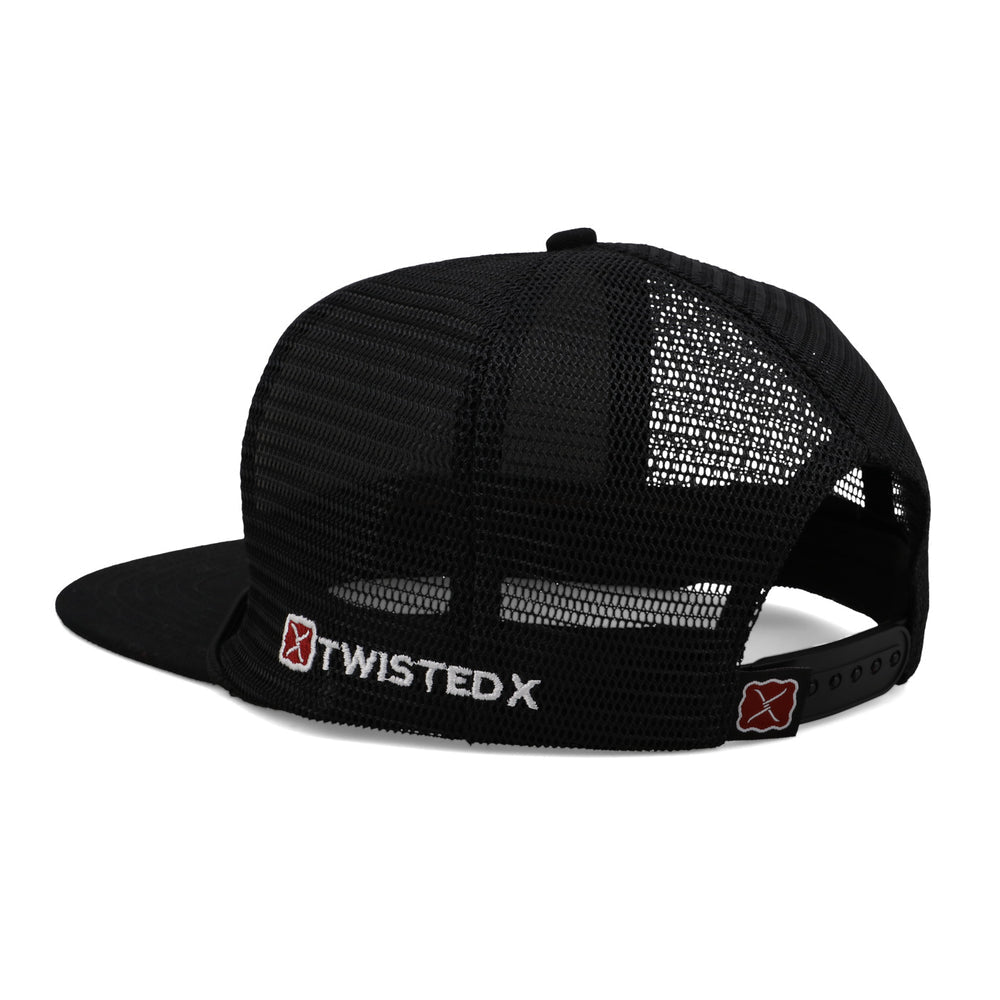 Twisted X Large Buckle Cap Black