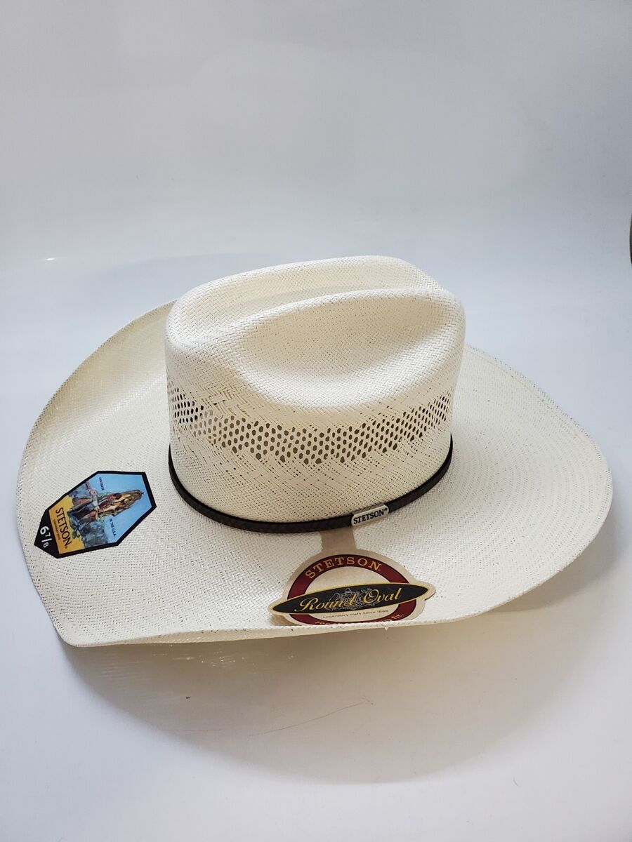 Stetson Plait 10X Straw Cowboy Hat