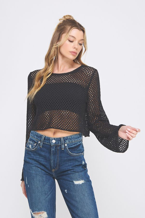 Allie Rose Knit Long Sleeve Top