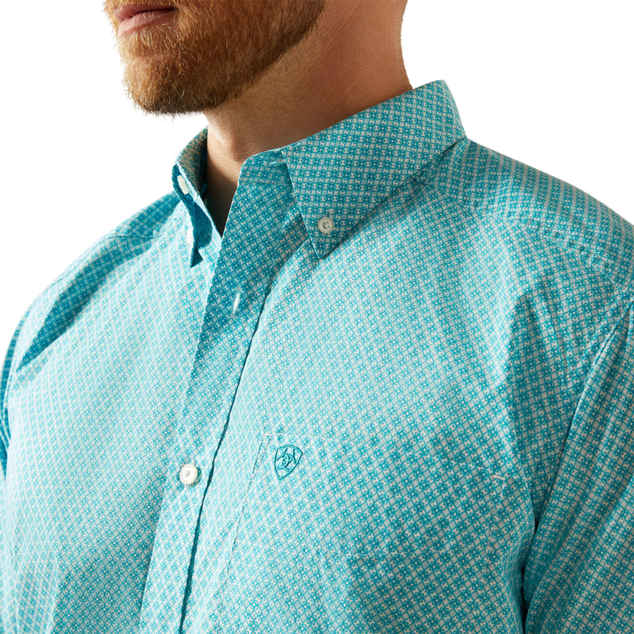 Ariat Westin Light Blue Short Sleeve Shirt