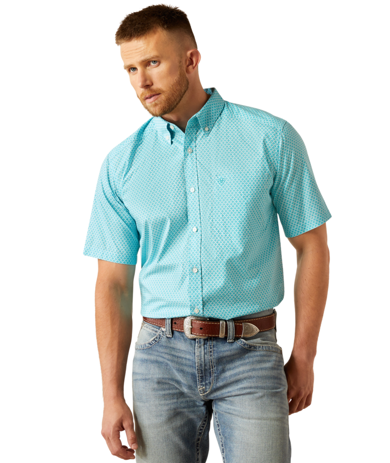 Ariat Westin Classic Light Blue Short Sleeve