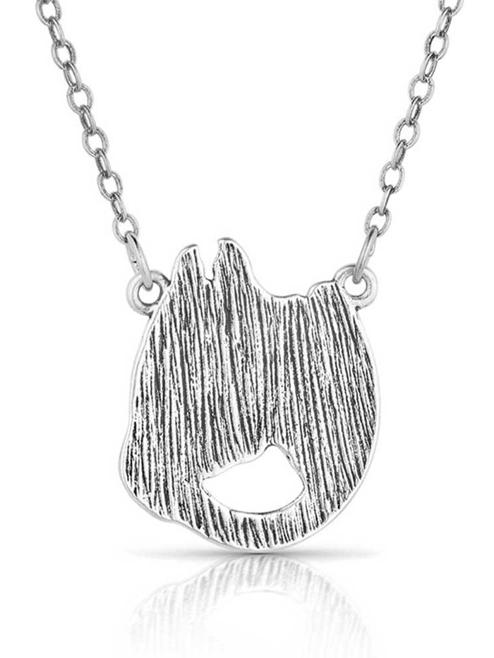Montana Silversmith Lucky Horse Head Pendant Necklace