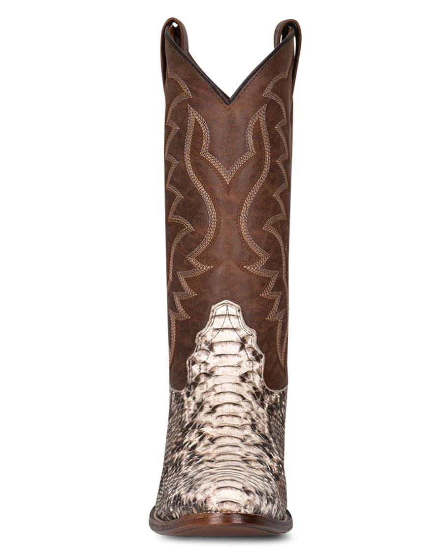 Circle G Python Embroidery Western Boots
