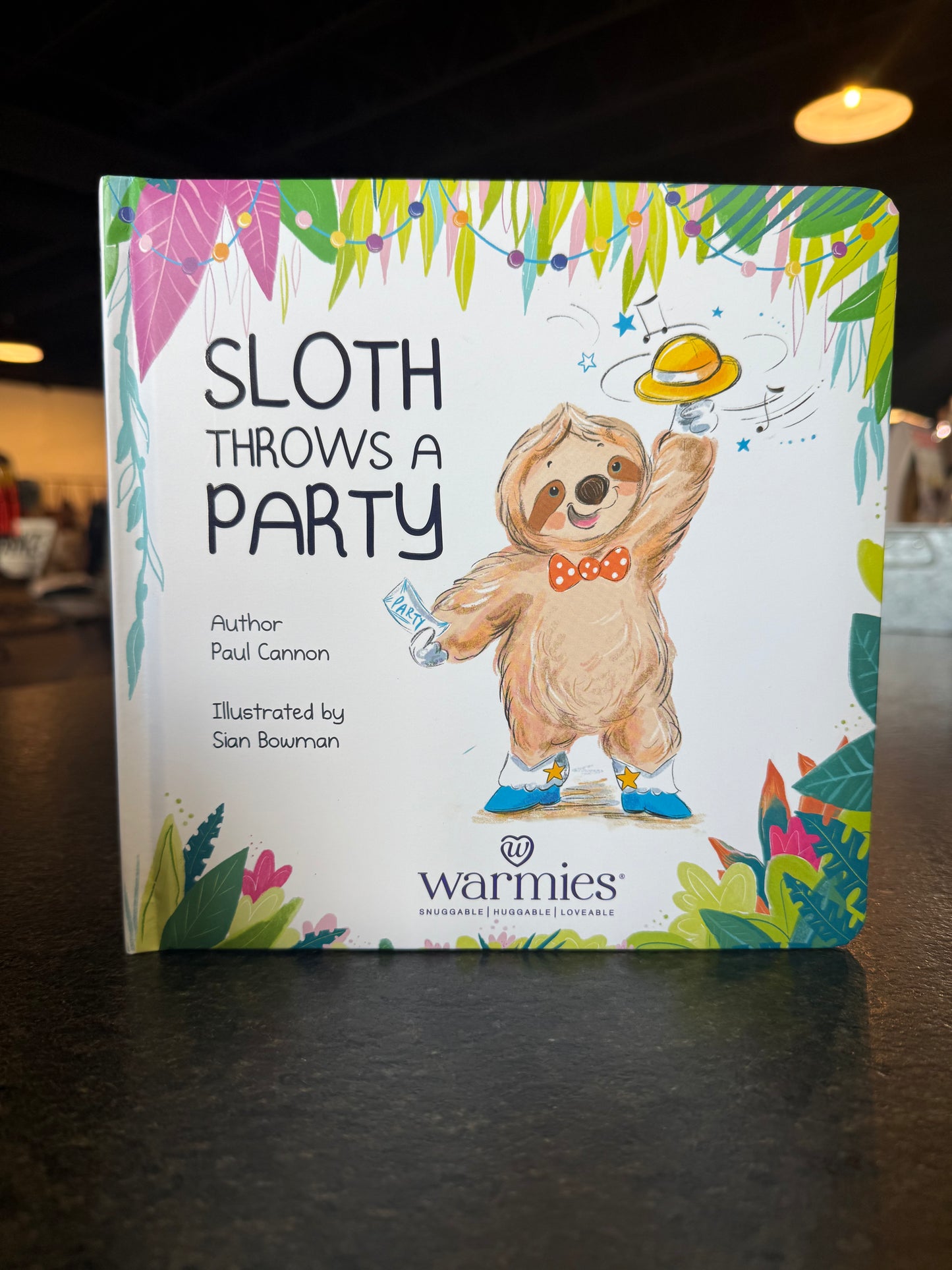 Warmies Sloth Throws a Party Book