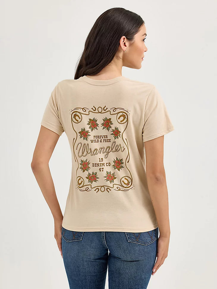 Wrangler Western Back Graphic Regular Fit Tee