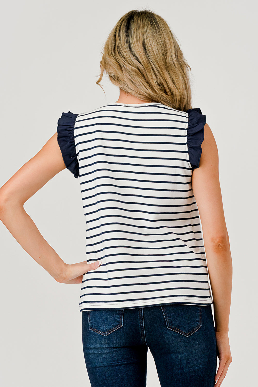 Pixi + Ivy Kelly Game Day Stripe Top