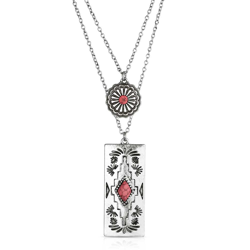 Montana Silversmith Bar B Pink Necklace