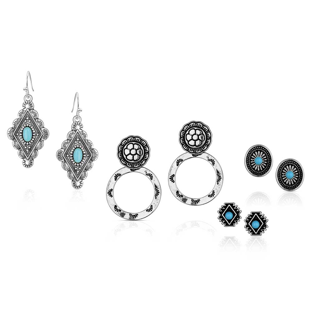 Montana Silversmith Turquoise Earring Set