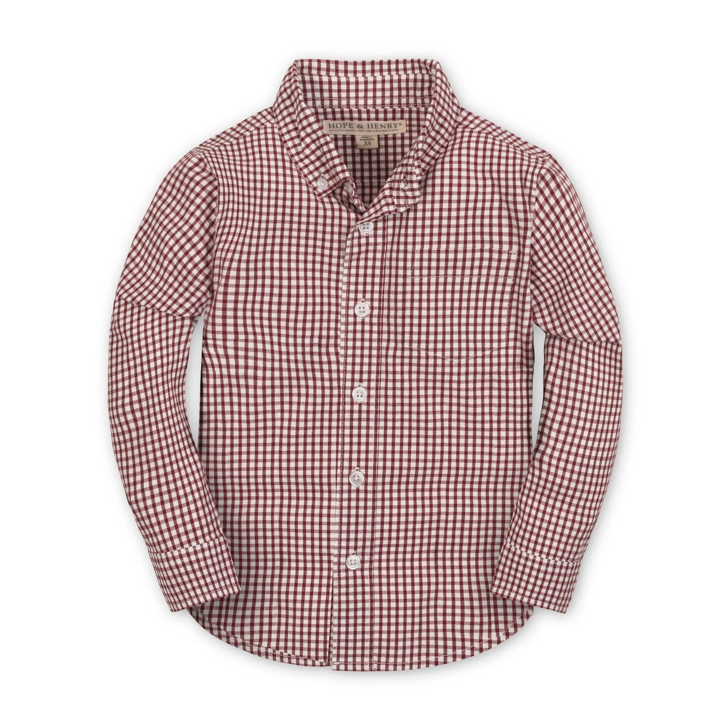 Hope & Henry Boy’s Organic Stretch Poplin Shirt