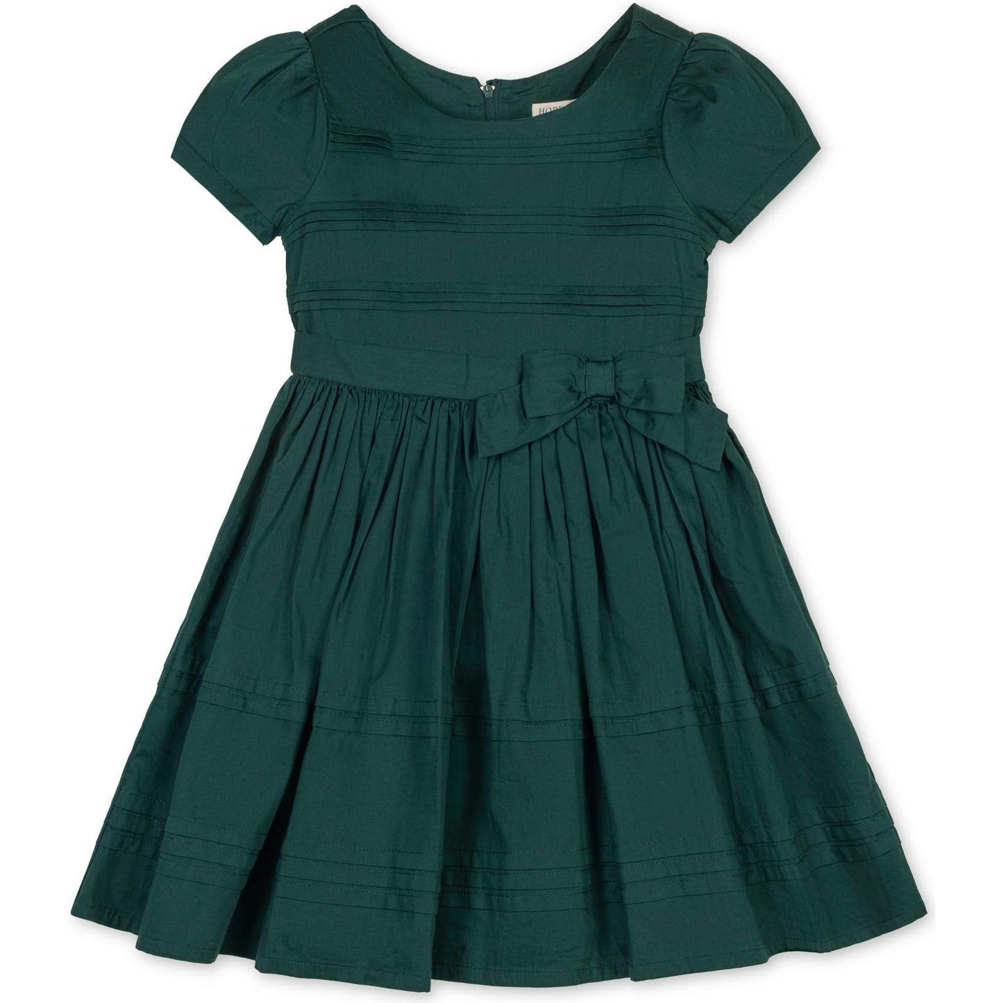 Hope & Henry Girl’s Organic Pleated Sateen Party Dress