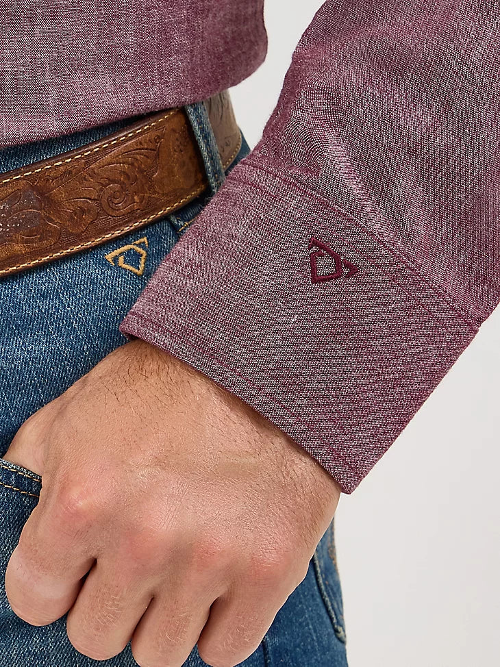 Wrangler Men’s Cody Johnson Two Pocket Western Snap