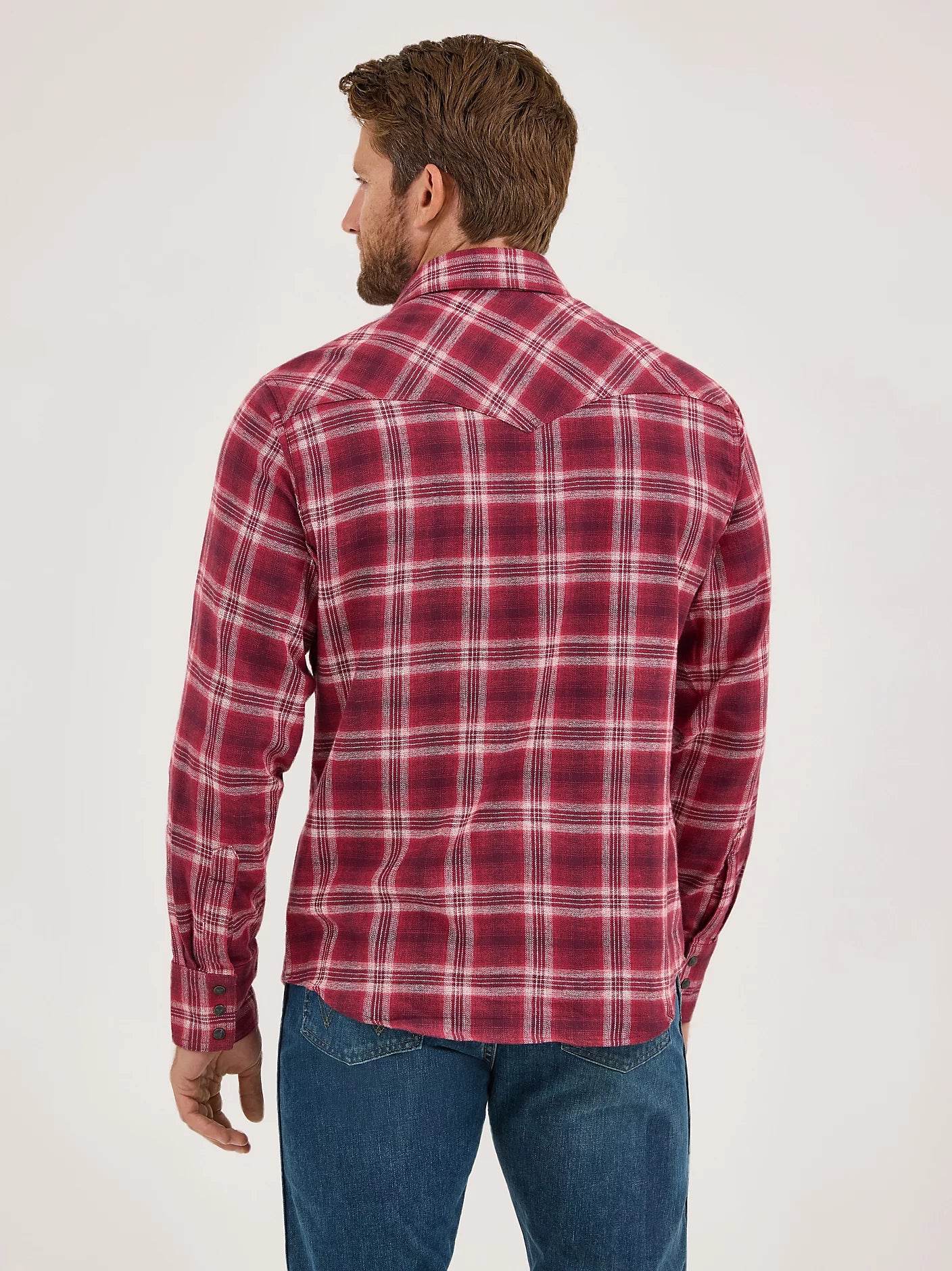 Wrangler Men’s Retro Long Sleeve Flannel Plaid Shirt