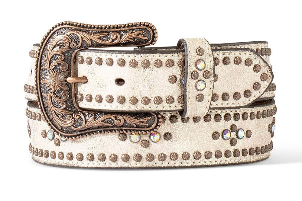 M&F Ariat Women’s Metallic Copper Studs Belt