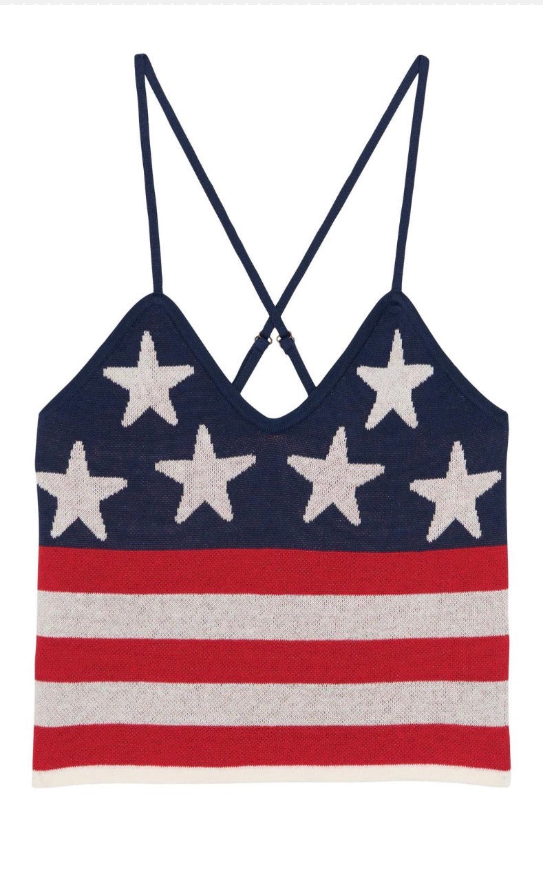 Wrangler Women’s Americana Crochet Tank Top