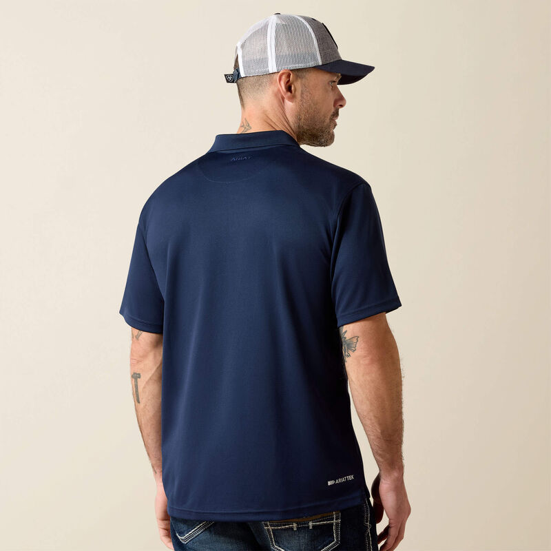 Ariat Men’s Navy Tek Polo