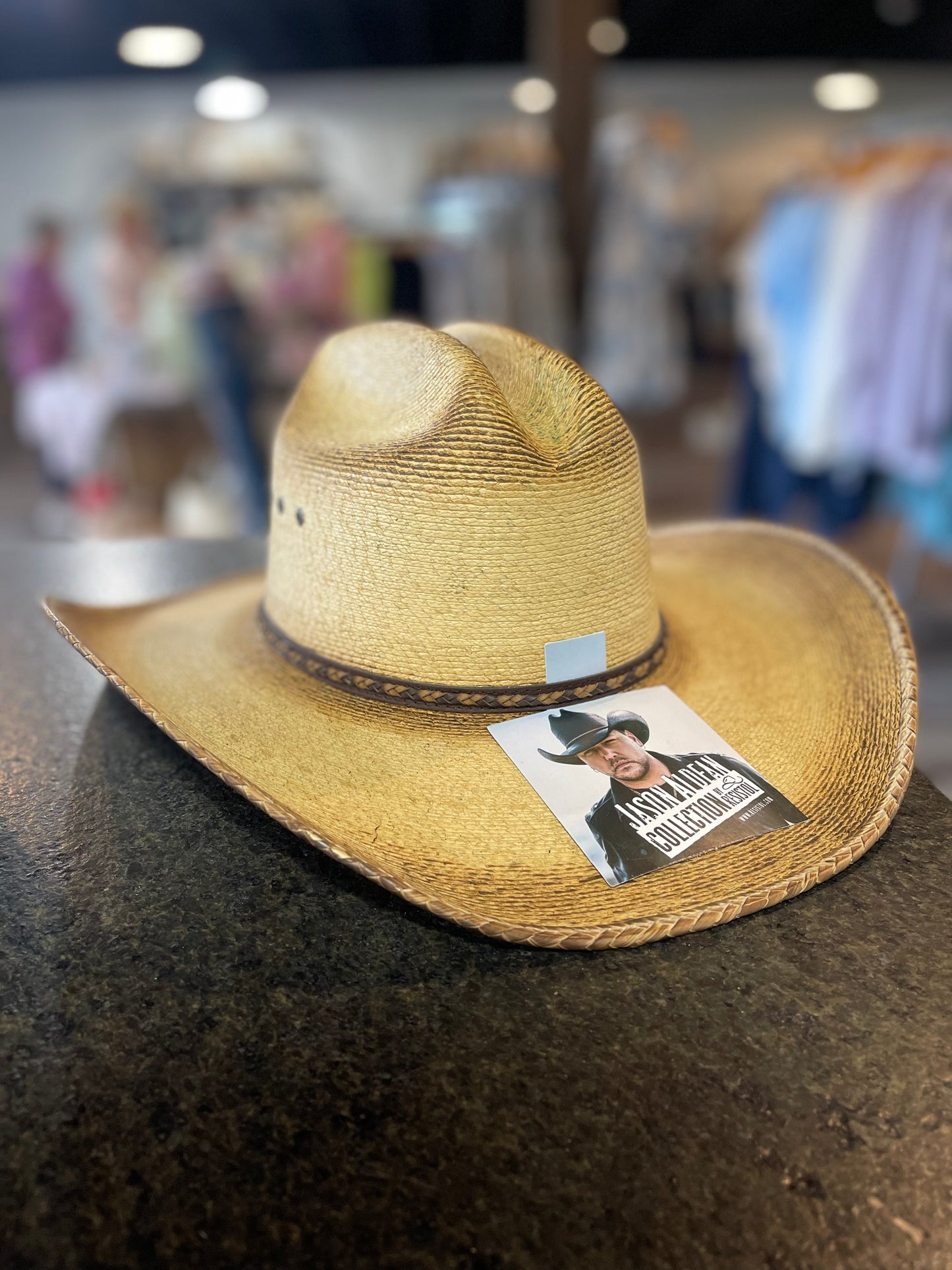 Resistol Jason Aldean Georgia Boy - Mexican Palm Straw Hat