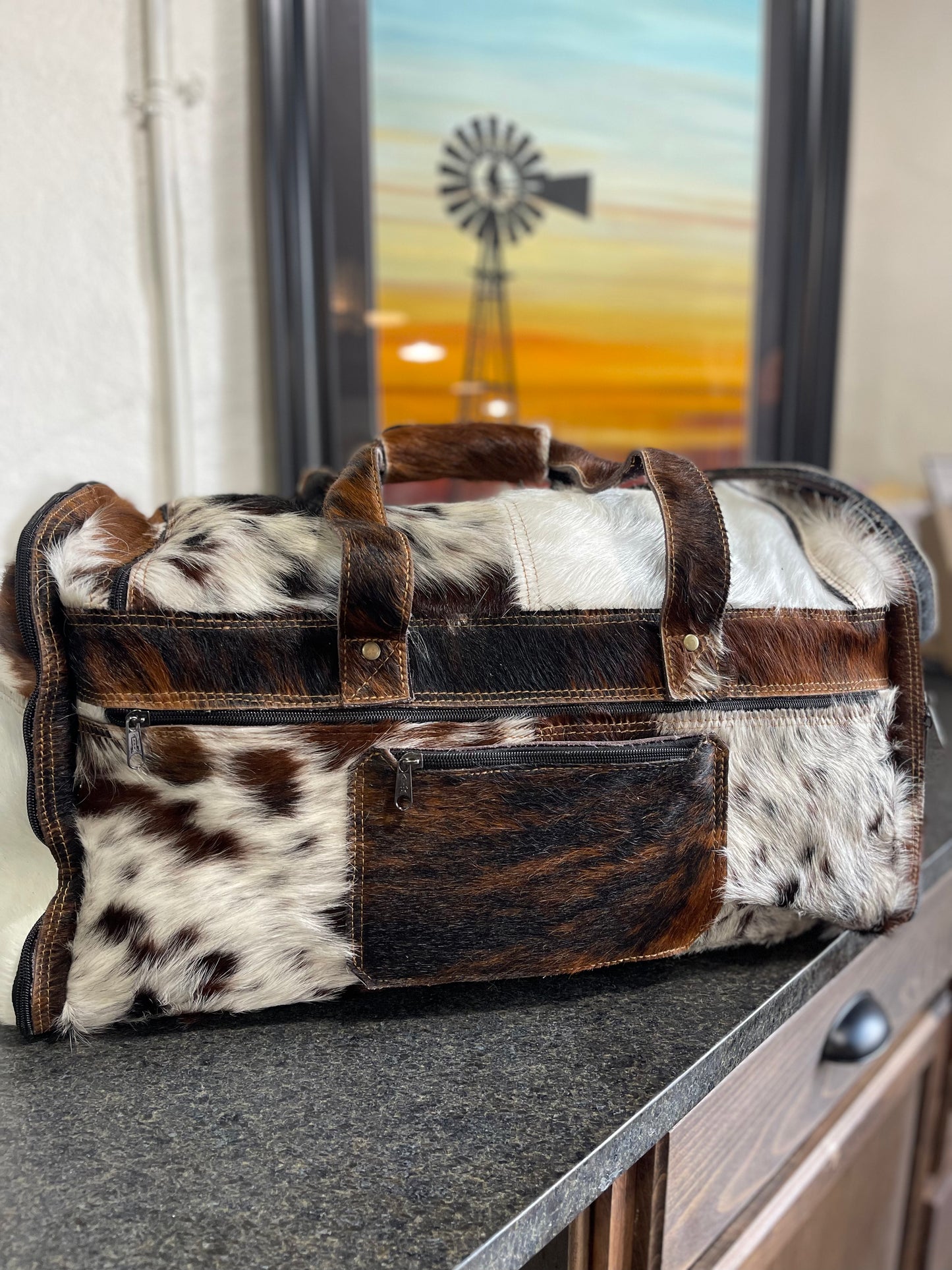 Charlie Leather Duffle Bag