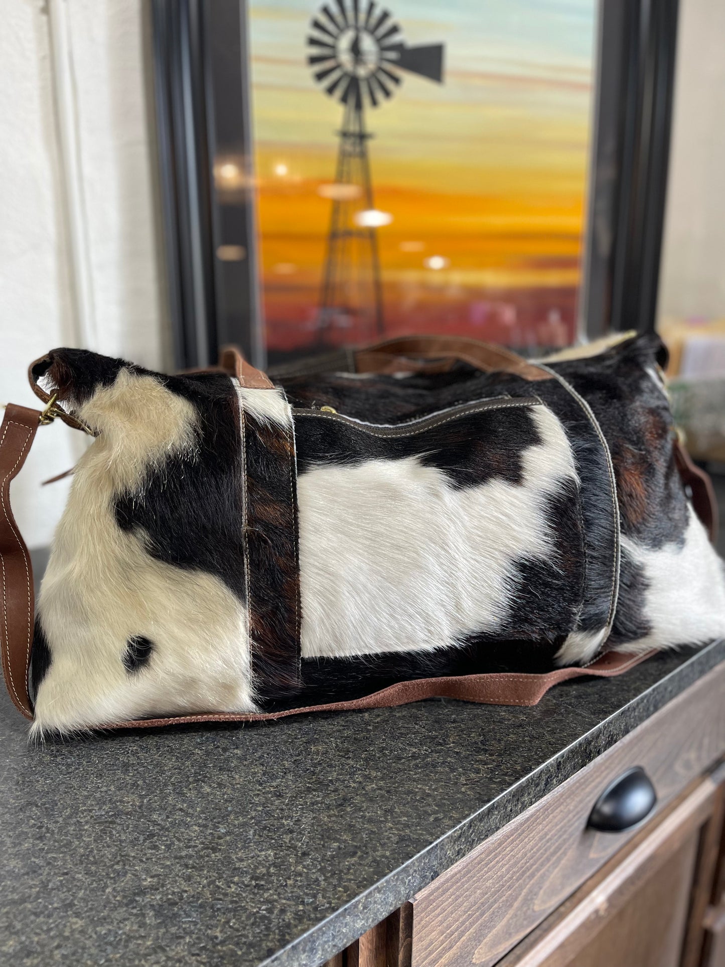 Charlie Leather Weekender Bag