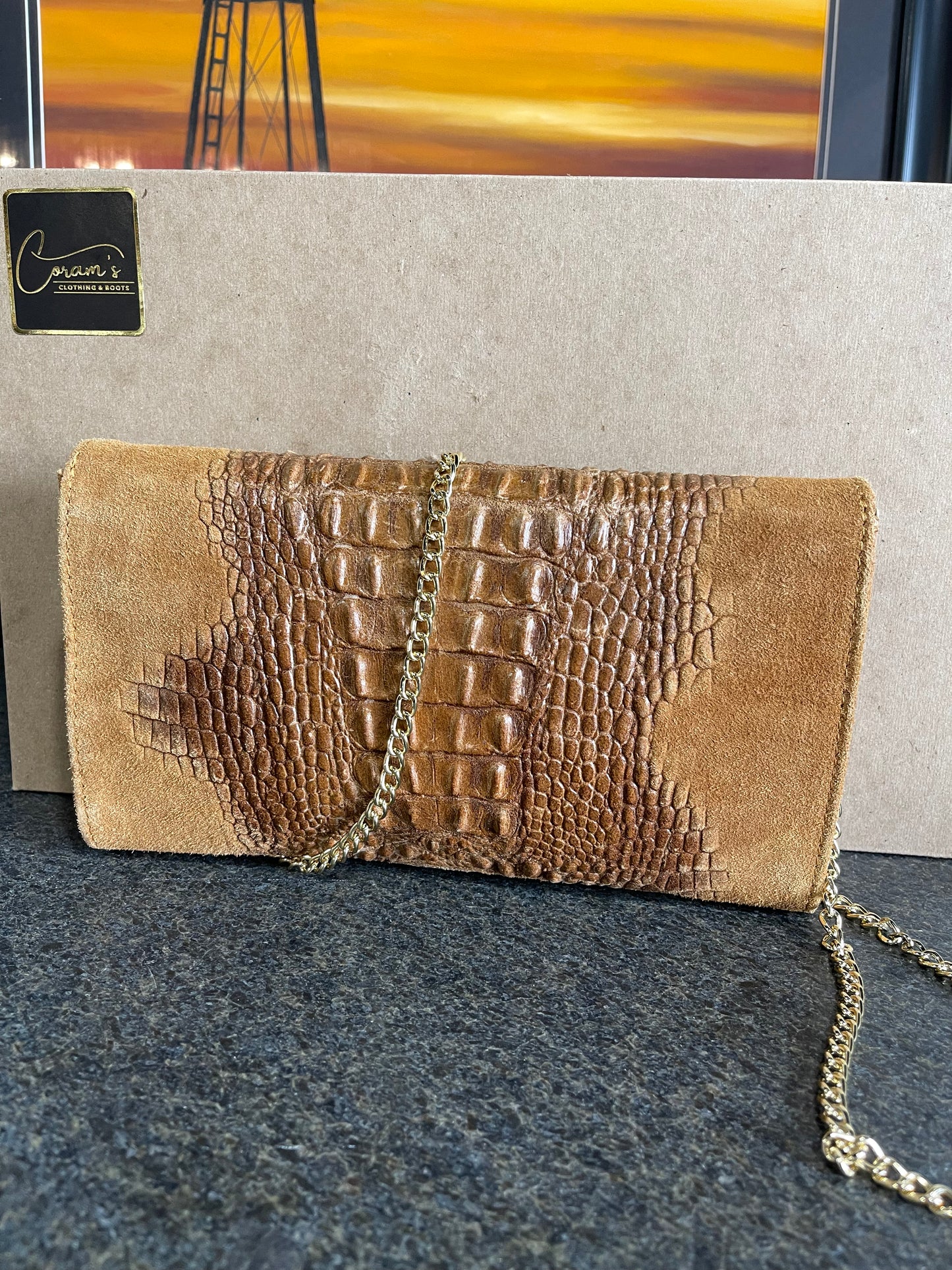 Charlie Leather Small Crossbody Purse