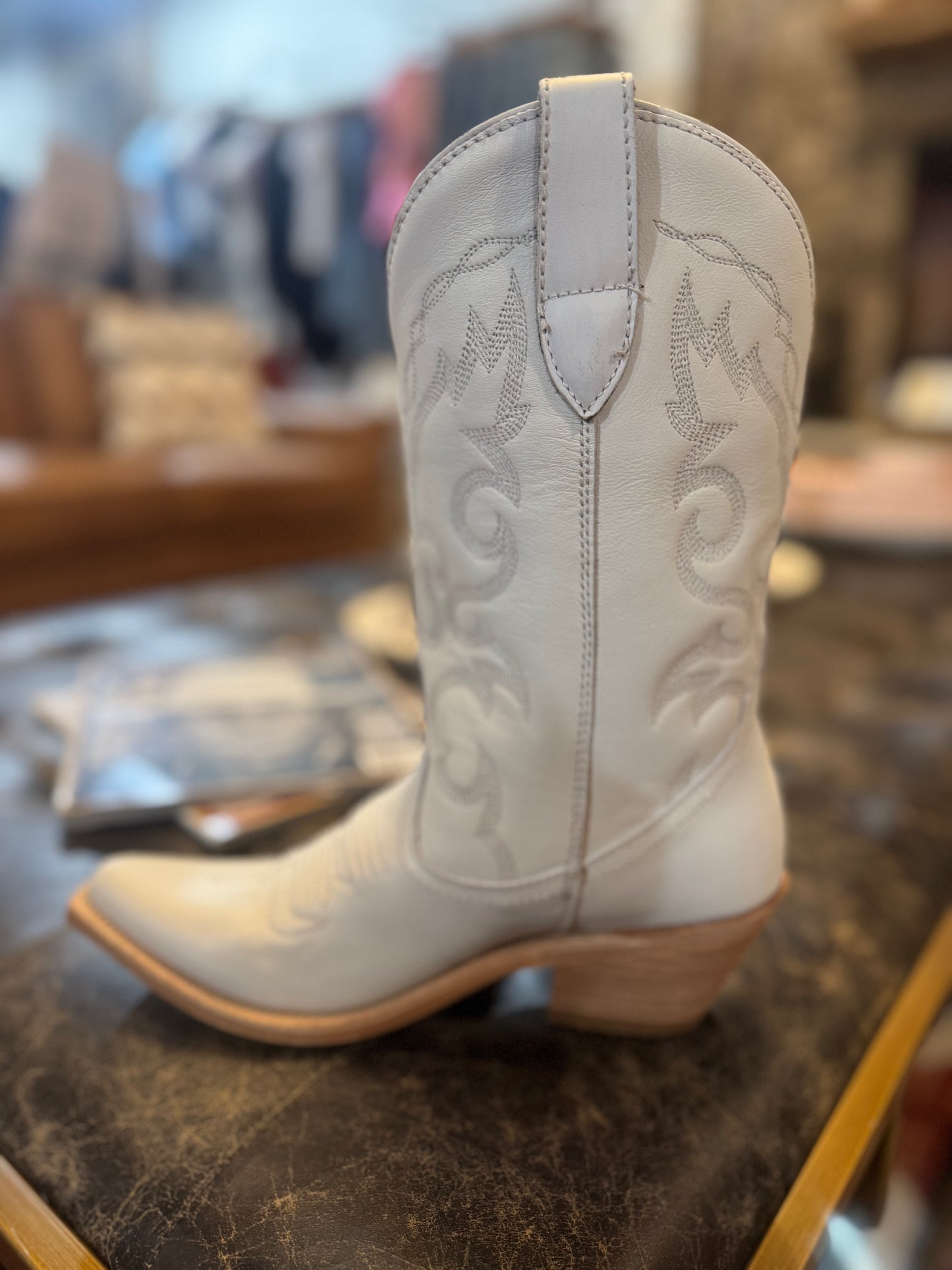 Liberty Black Sienna Boot-White