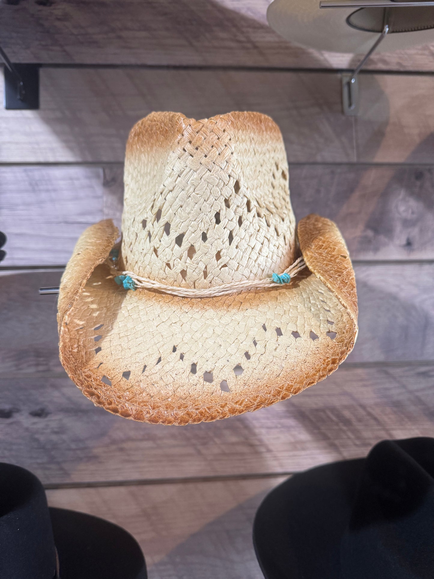 Freedom Hats by AHM Nashville Natural Cowboy Straw Hat