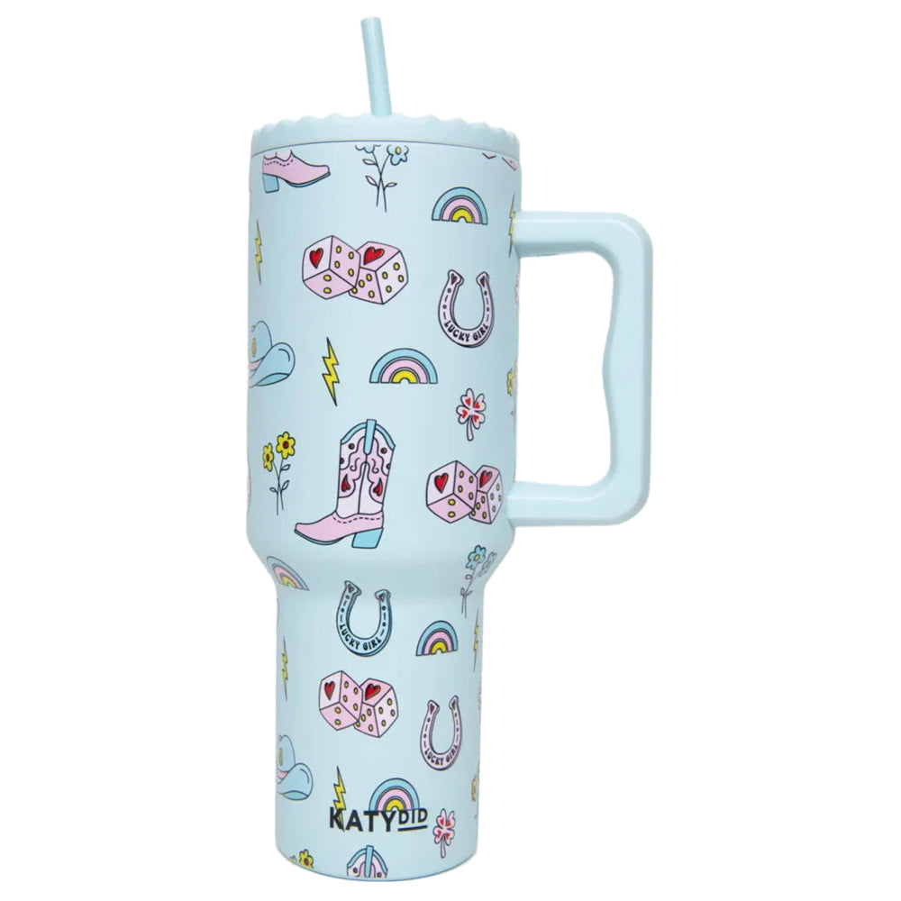 Lucky Girl Western 38 Oz Tumbler
