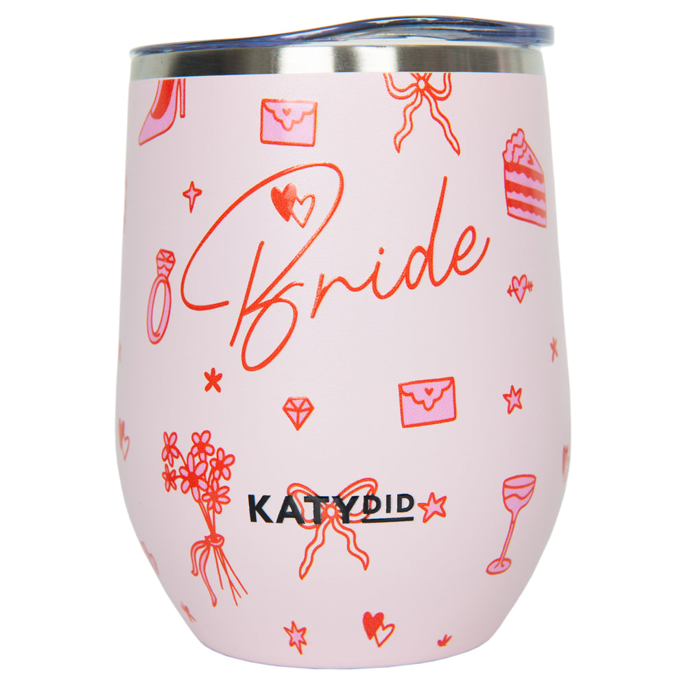Bride Red Drawings WINE TUMBLER Cup