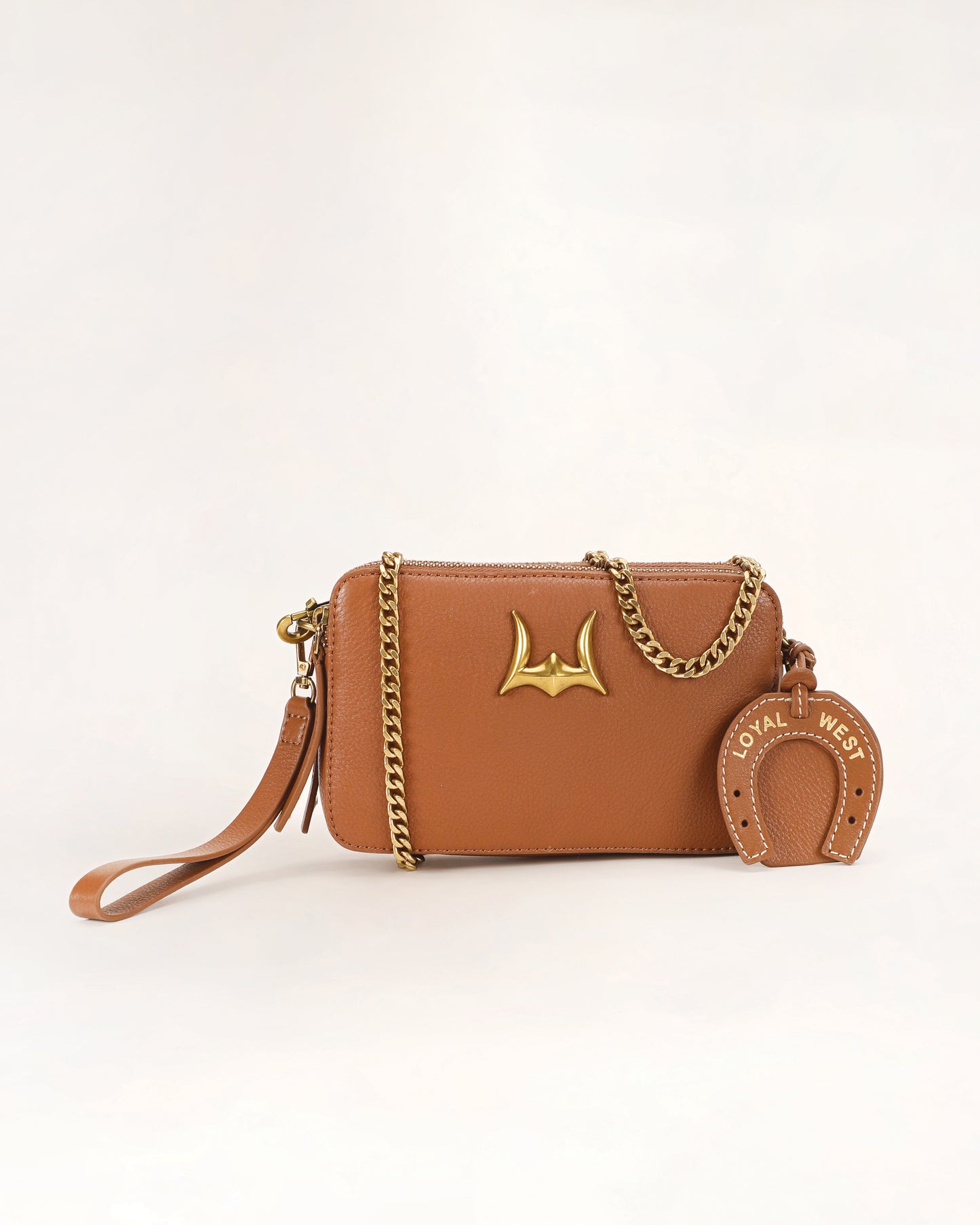 LW Shell Mini Brown Purse